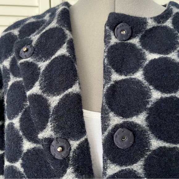 Clements Ribeiro Wool blend snap front jacket size L - Picture 8 of 11